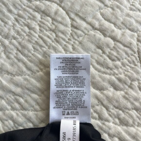 Express Skirt Womens Black Multi Tweed Pencil Holiday Trim Mini NWT Size XXS - Picture 6 of 6